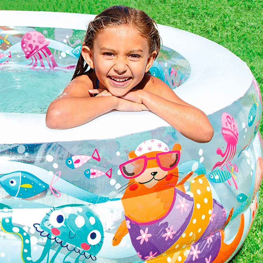 aufblasbares Schwimmbad-Aquarium 58480NP 152 x 56 cm Produktbild 5