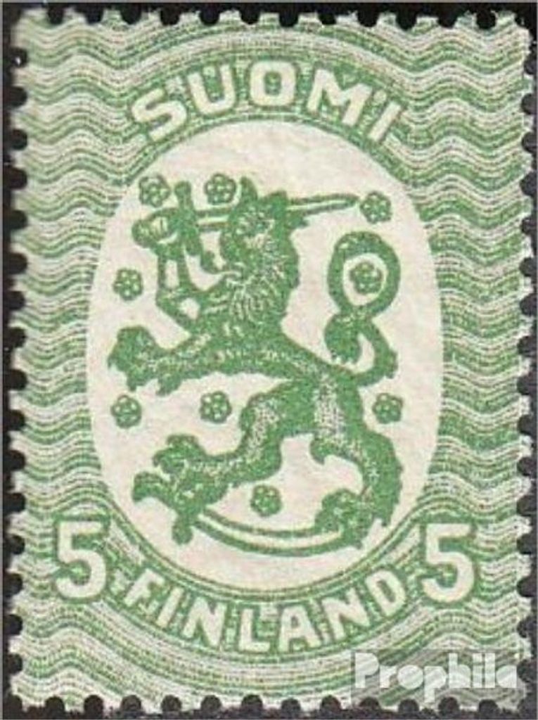 Briefmarken Finnland 1917 Mi 68A postfrisch Freimarken: Produktbild 