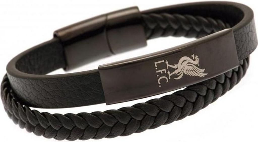 Liverpool FC - Armoiries - Bracelet, cuir BS4245 (taille Image du produit 