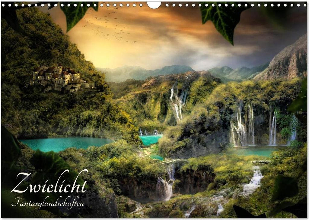 Zwielicht - Fantasylandschaften (Wandkalender 2026 DIN A3 quer), CALVENDO Monatskalender