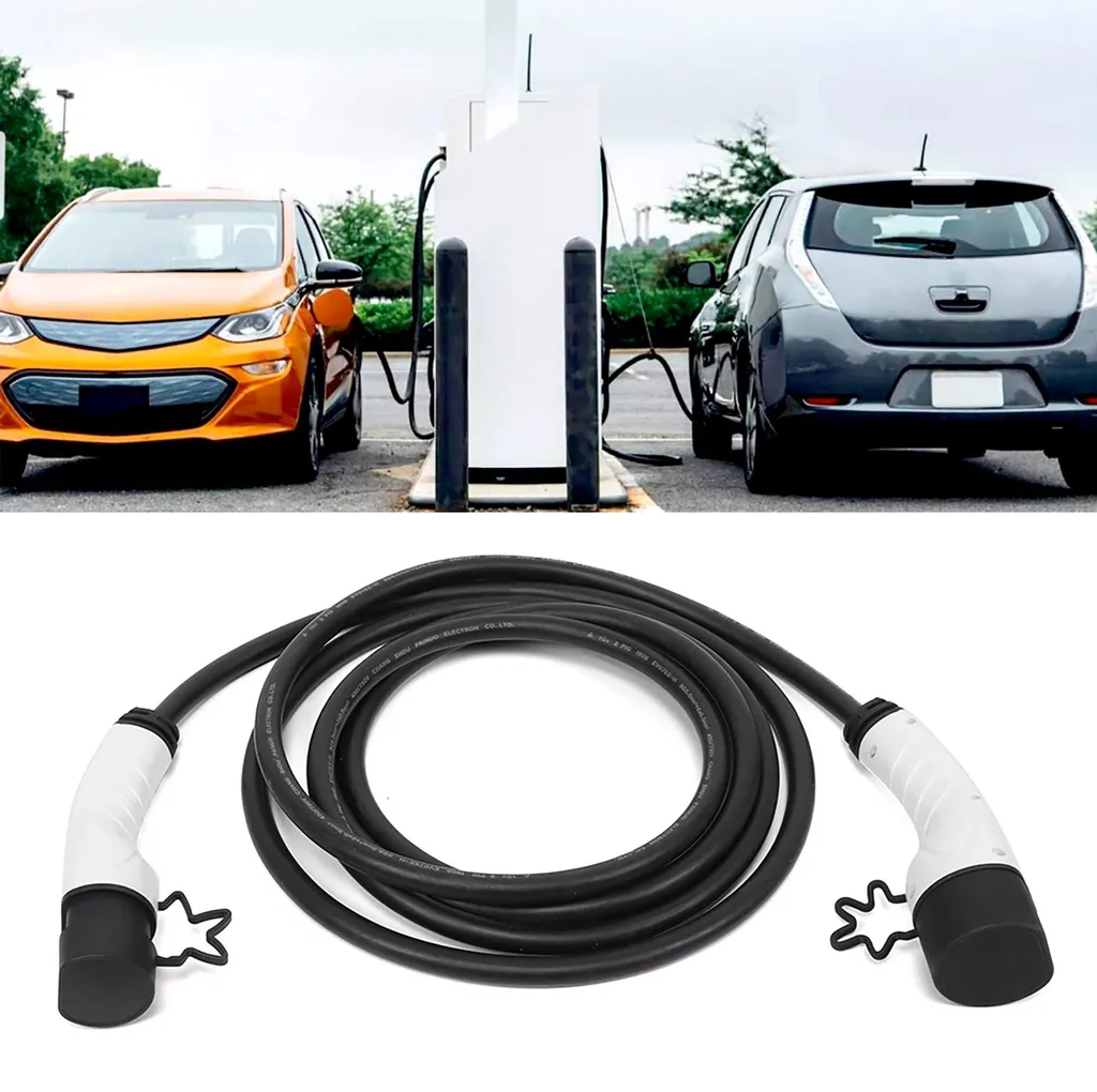Câble de recharge pour voiture électrique 16A EVSE avec prise 220V 5m