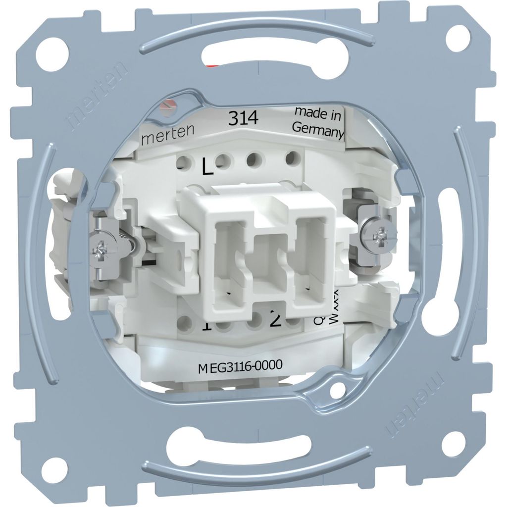 Merten MEG3116-0000, Biały, 250 V, 10 A Zdjęcie produktu 