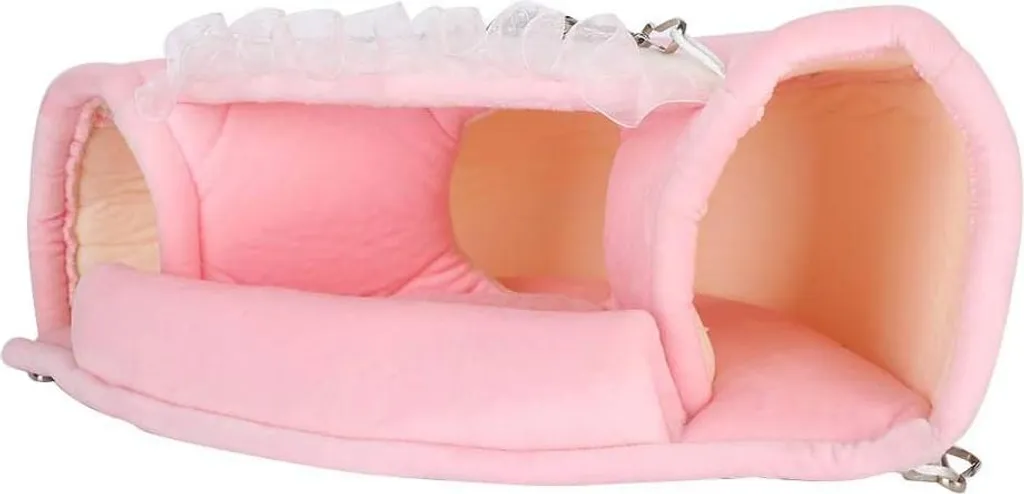Nid tunnel chaud anti-froid pour hamsters, hamac de cage douillet et sûr