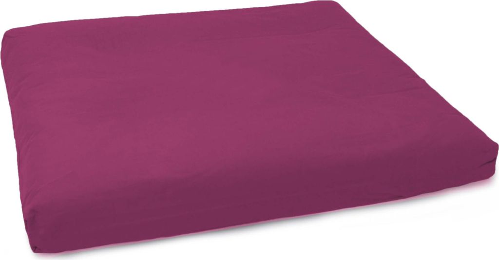 Futon - basic - boysenberry - organic Baumwolle - 70 x 60 cm