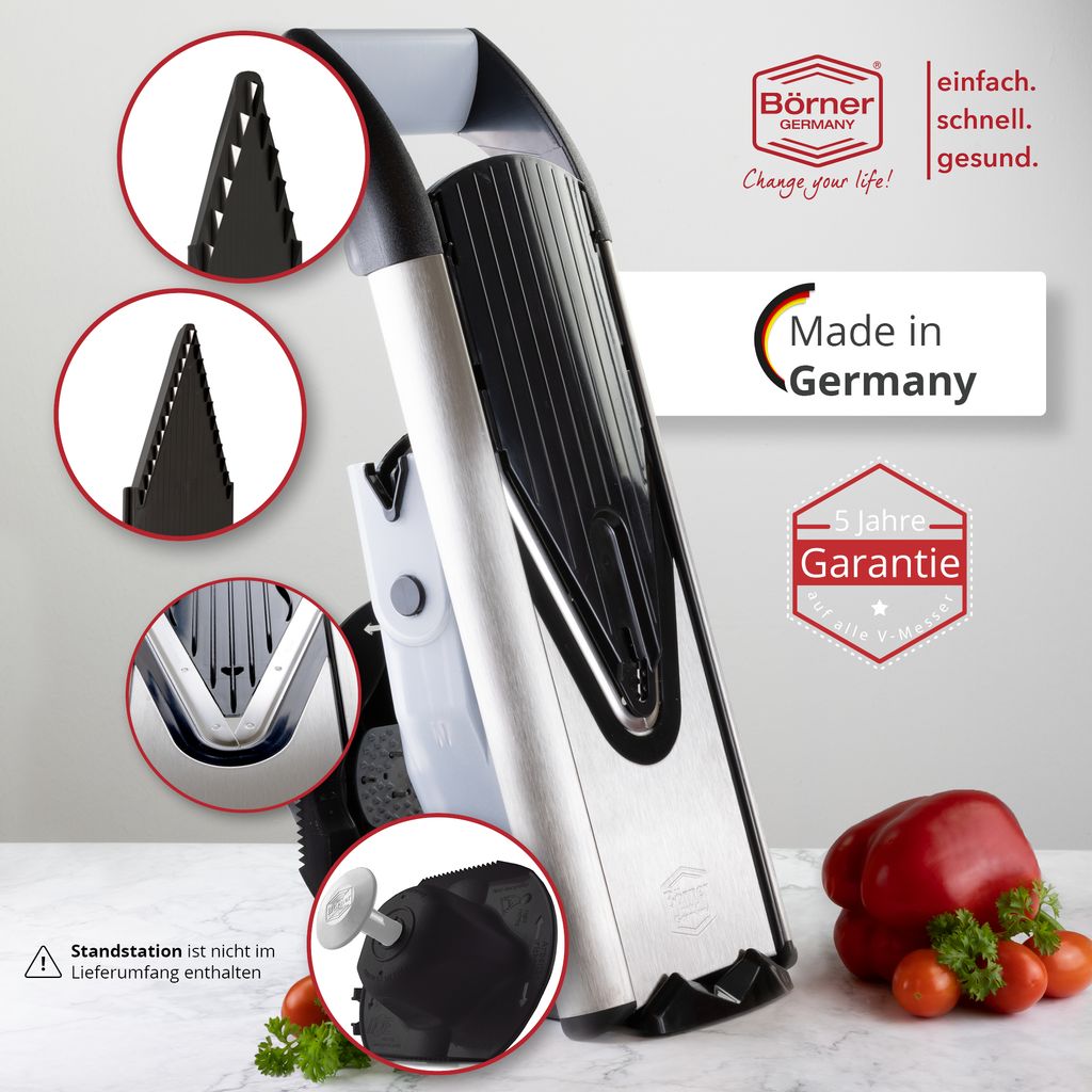 Börner V6 Hobel Exclusive Line, Edelstahl Produktbild 33