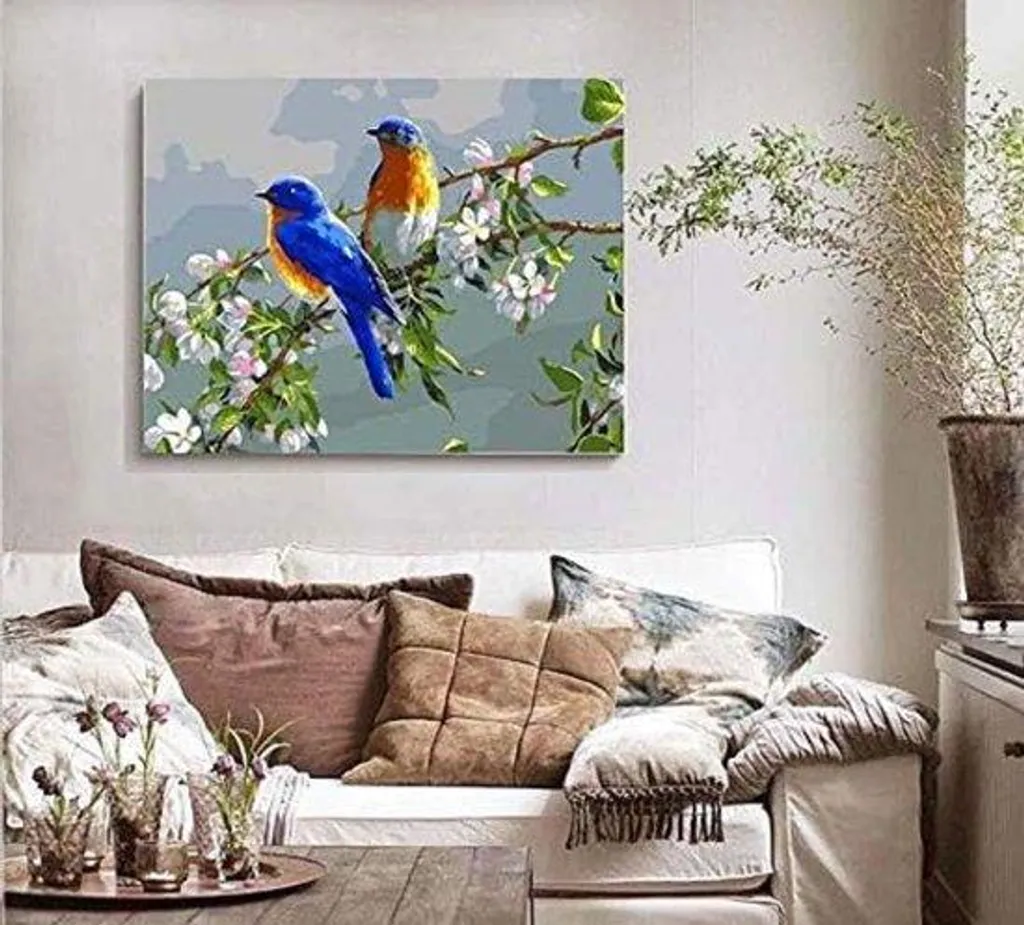 Kit de Peinture à l'Huile par Numéros pour Adultes 40x50 cm à faire soi-même