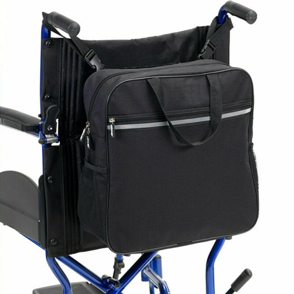 Rollstuhltasche Hinten Rollstuhl Tasche Groß Schwarz Rollstuhl Rucksack 