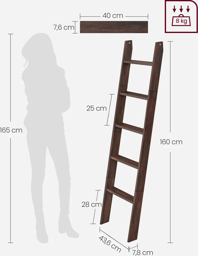 Porte-serviettes mural bordeaux rétro 160cm - Solution séchage - 6