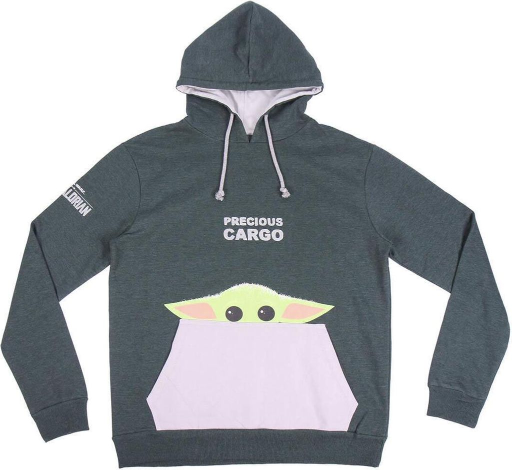 Mandalorian - The Child - Hoodie - Kapuzenpullover - grün - Gr. XL
