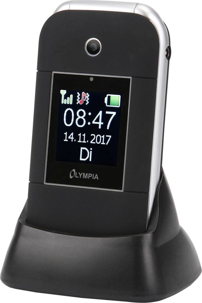 Olympia Mobiltelefon Janus schwarz         extragroße Produktbild 16