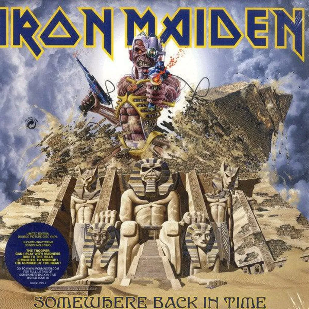 Vinyle Iron Maiden Somewhere Back In Time The Best Of : Édition Double LP
