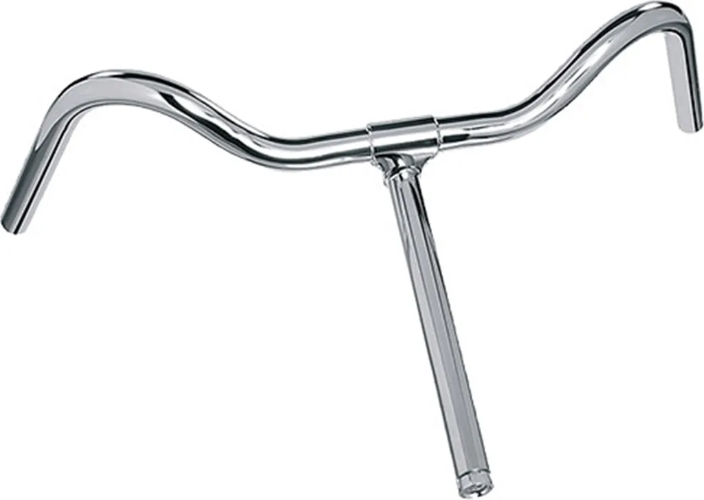 Guidon Holland Humpert 22105000 en Acier Chromé Fixe 69° pour Vélo