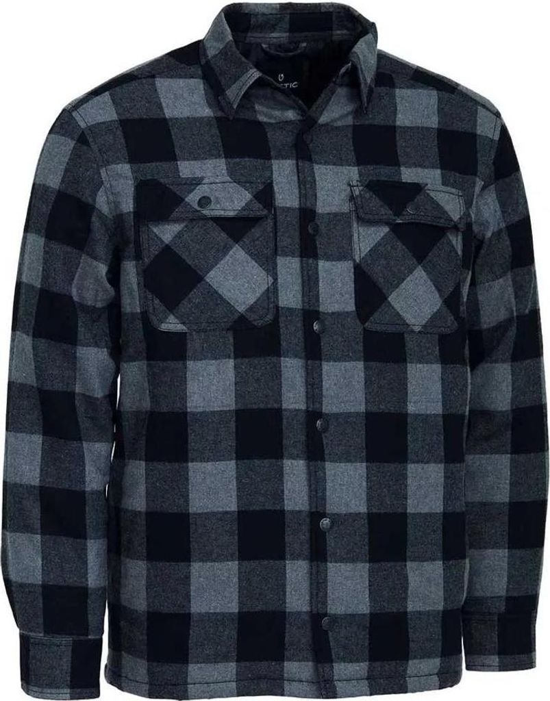Kinetic Logo Langarmhemd Grau M Herren Grau M