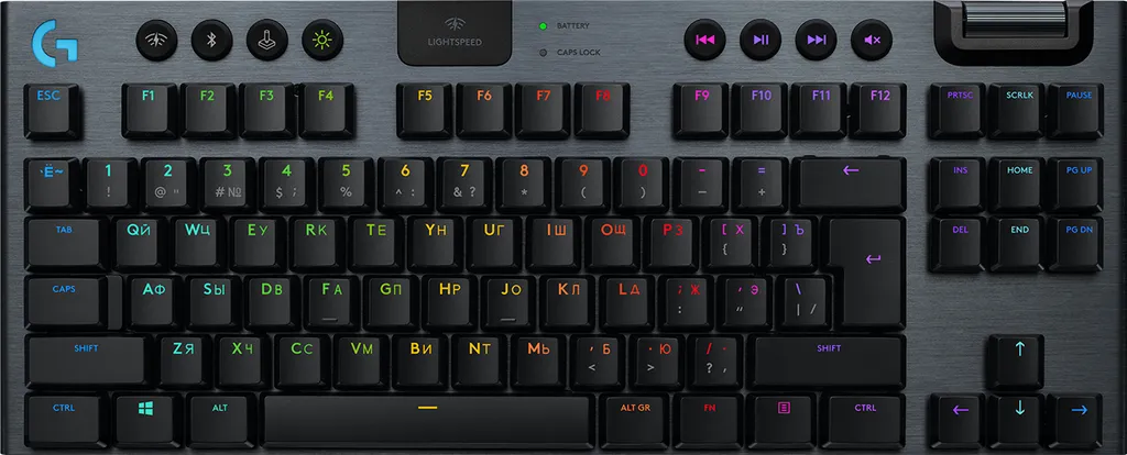 Logitech G G915 TKL Clavier Gamer Sans Fil Low Profile Lightspeed RGB