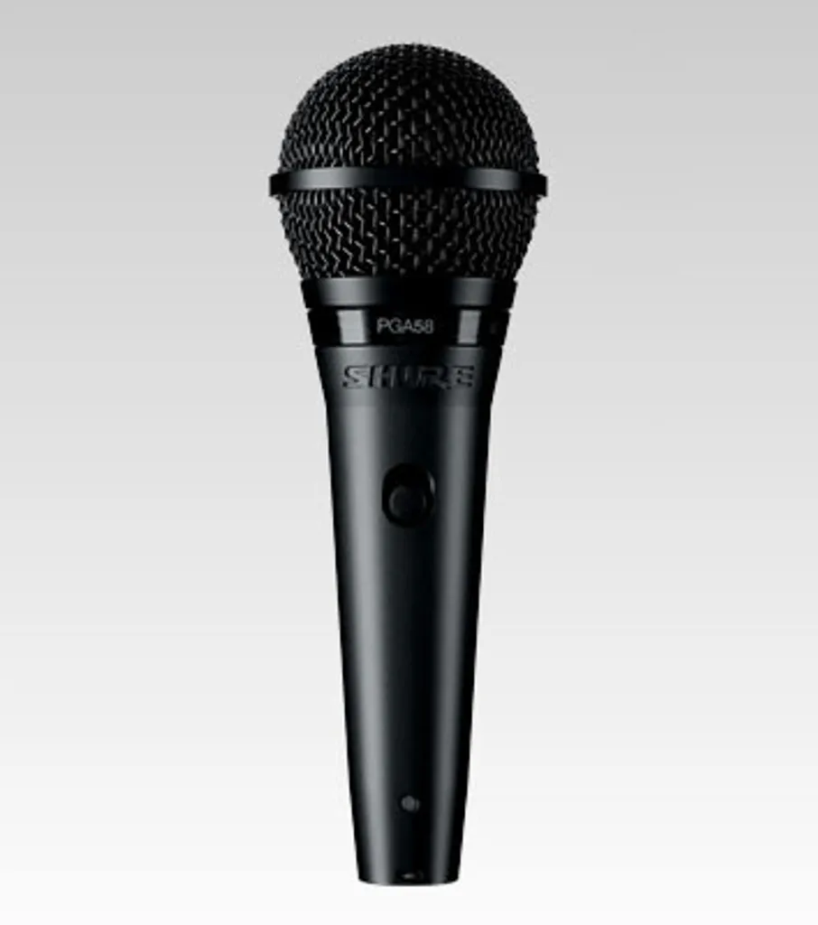 Microphone dynamique Shure PGA58 XLR avec câble pour chant et voix - 2