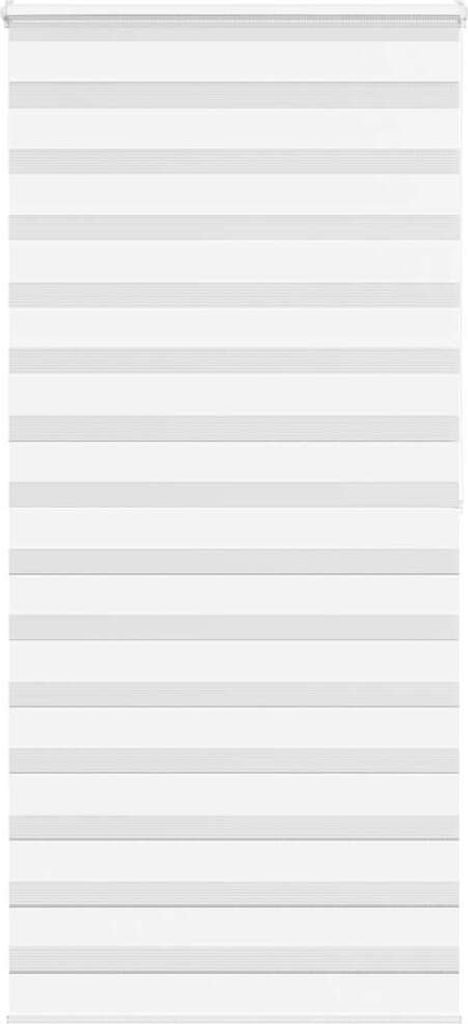 Doppelrollo Weiß 115x200 cm Stoffbreite 110,9 cm Polyester