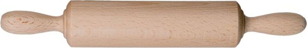 Teigrolle ohne Achse für Kinder Nudelholz Holz 25 cm Produktbild 