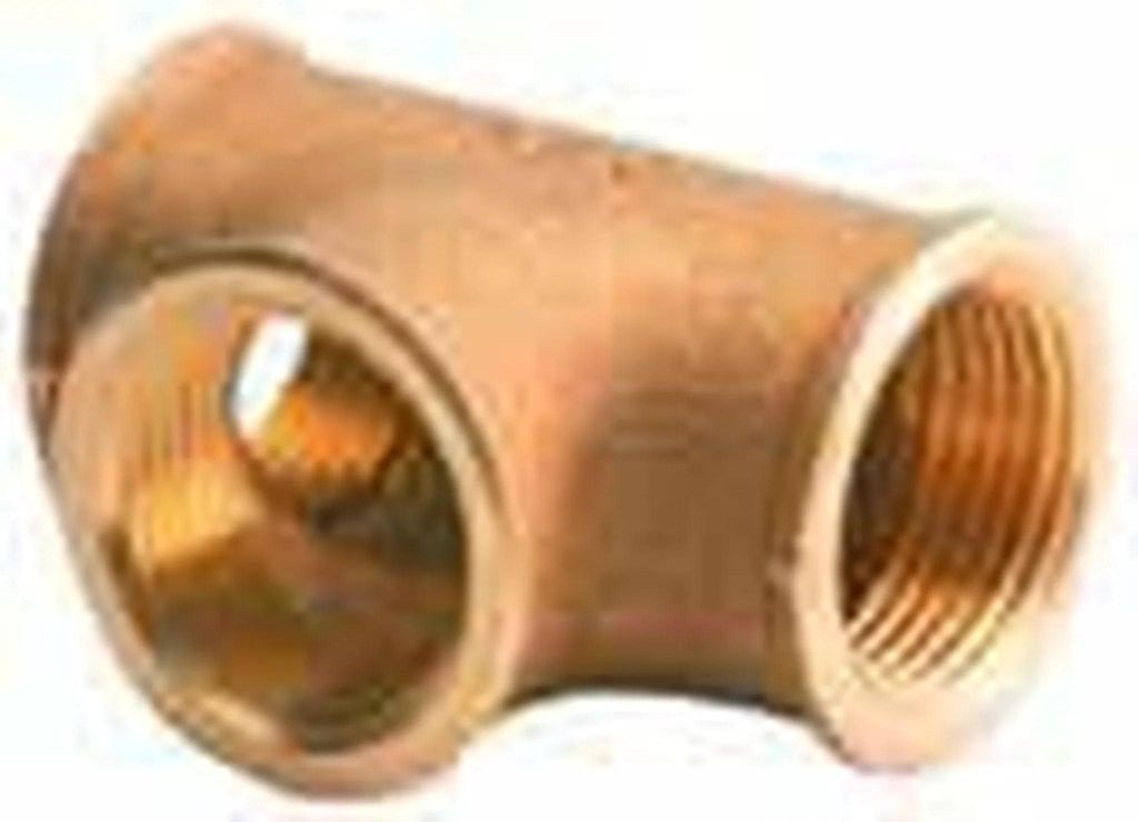 Wieland Moellersdorf T-Stück, Fig.4-3130, 3/4", Rotg., 1 Stk.