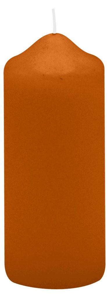 Spitzkopf Stumpen Kerzen Cotto 10 x Ø 4 cm, 12 Stück