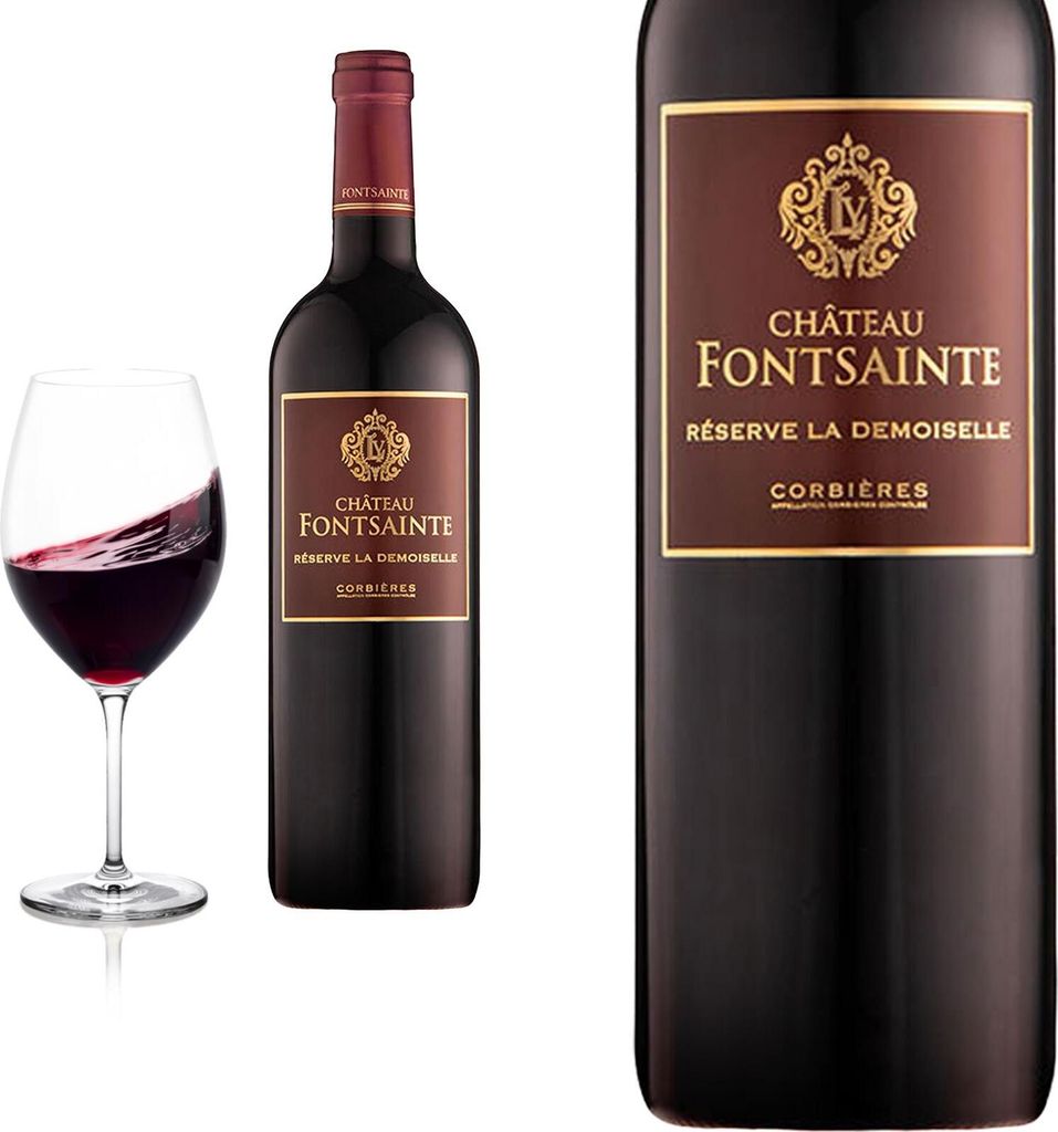 2018 Corbières Reserve la Demoiselle von Château Fontsainte - Rotwein