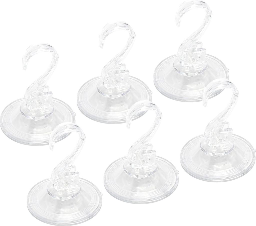Ganci trasparenti con ventose senza foratura per finestre e Immagine del prodotto 