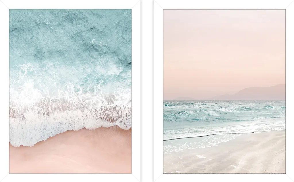 Habillez vos Murs Vides avec le Pack 2 Impressions Beach Vibes 40x30cm