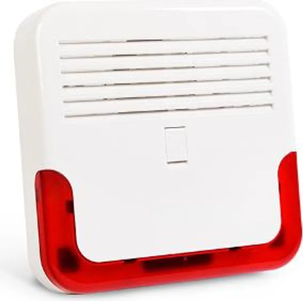 Satel SD-6000 R Sirène sans fil intérieure 120 dB - Alarme rouge et blanc
