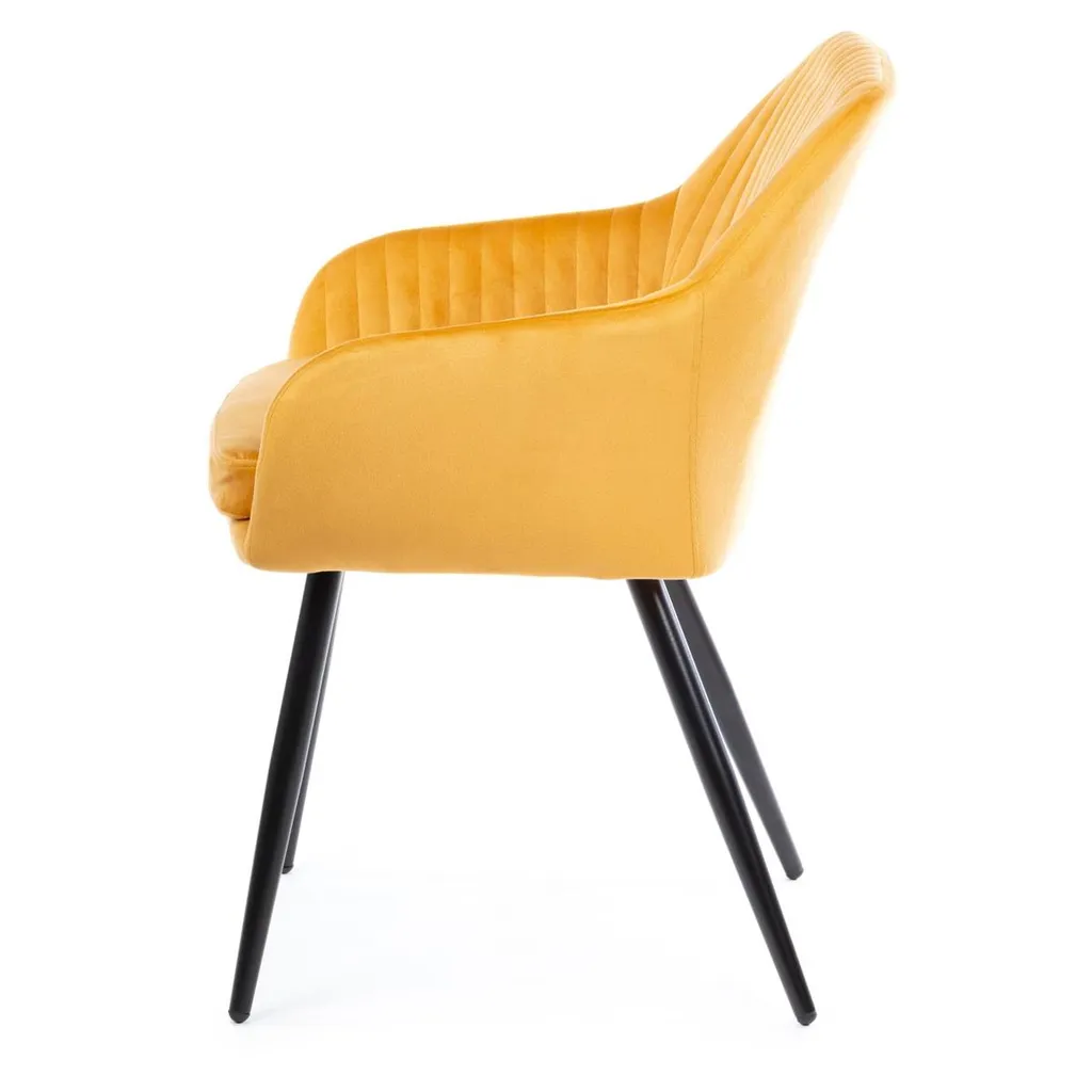 Chaise confortable salle à manger moderne orange Howhomely - 7