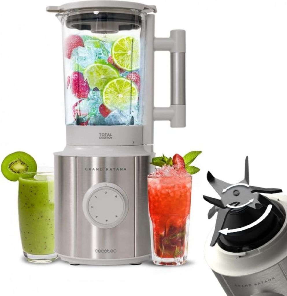Cecotec Grand Katana 2700MAX Mixer 2700W 1.8L Grau mit Produktbild 