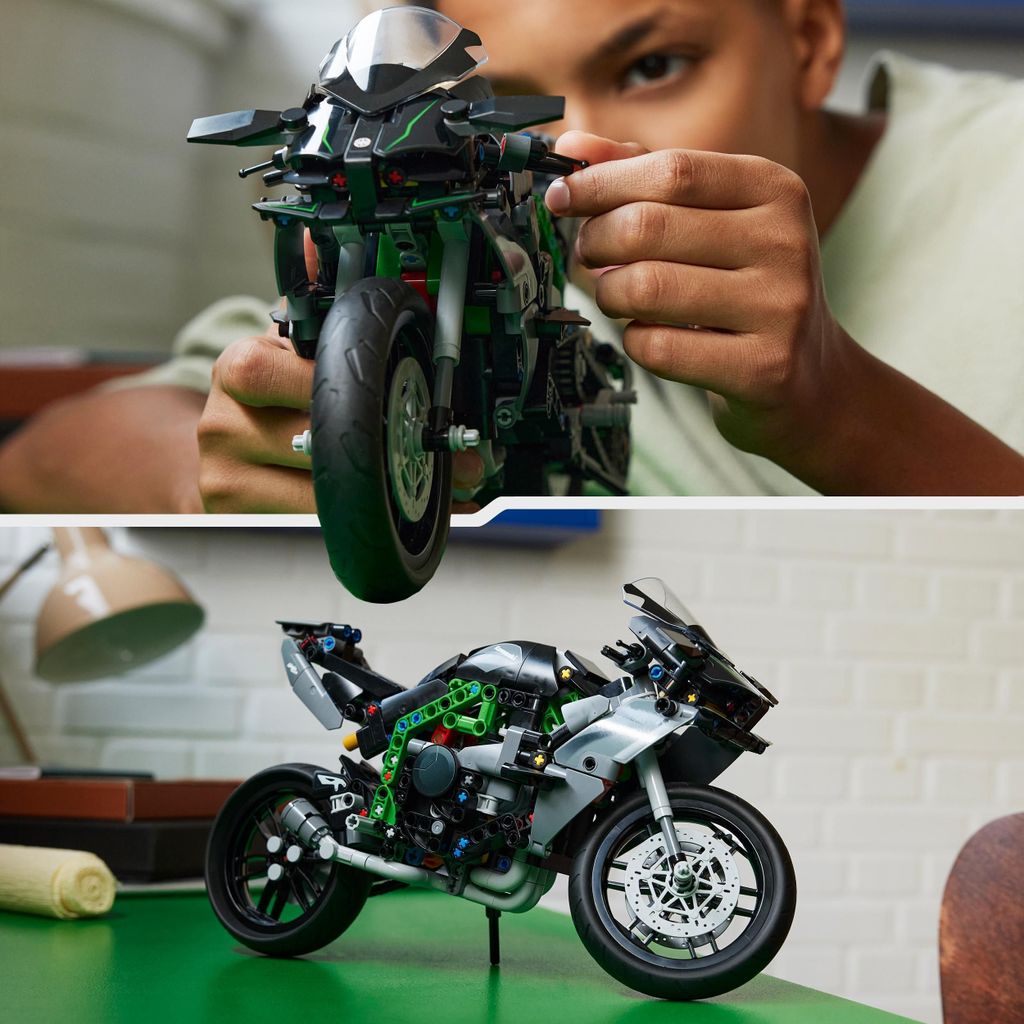 LEGO Technic Kawasaki Ninja H2R Motorrad, Geschenk für Produktbild 6