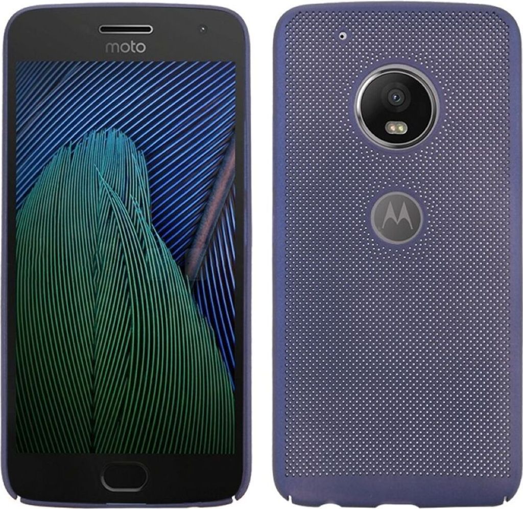 Handy Hülle für Motorola Moto G4 Schutzhülle Case Tasche Cover Etui Blau