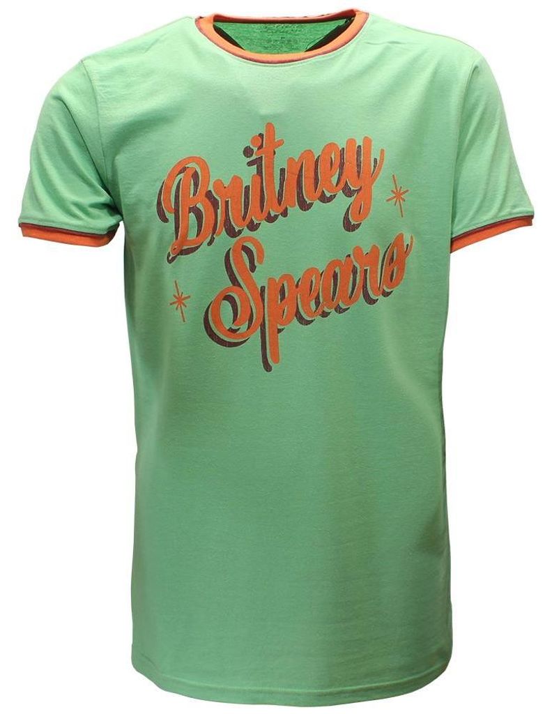 Britney Spears Retro-Ringer-T-Shirt - S