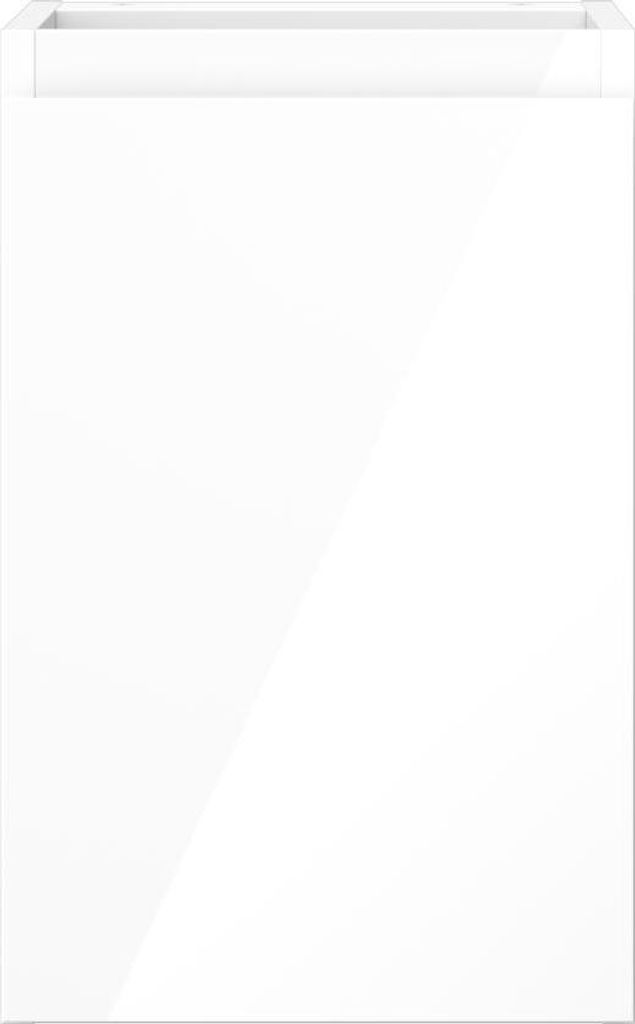 Mexen Orio Badezimmerschrank 30 cm, 1 Tür, weiß glänzend - 91A11-03047-1-BF00