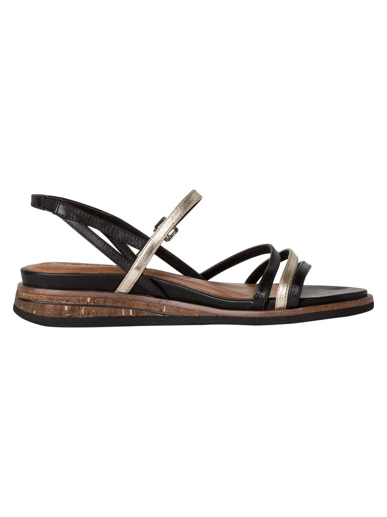 Tamaris Ledersandalette Schwarz Glattleder Größe: 40 Normal