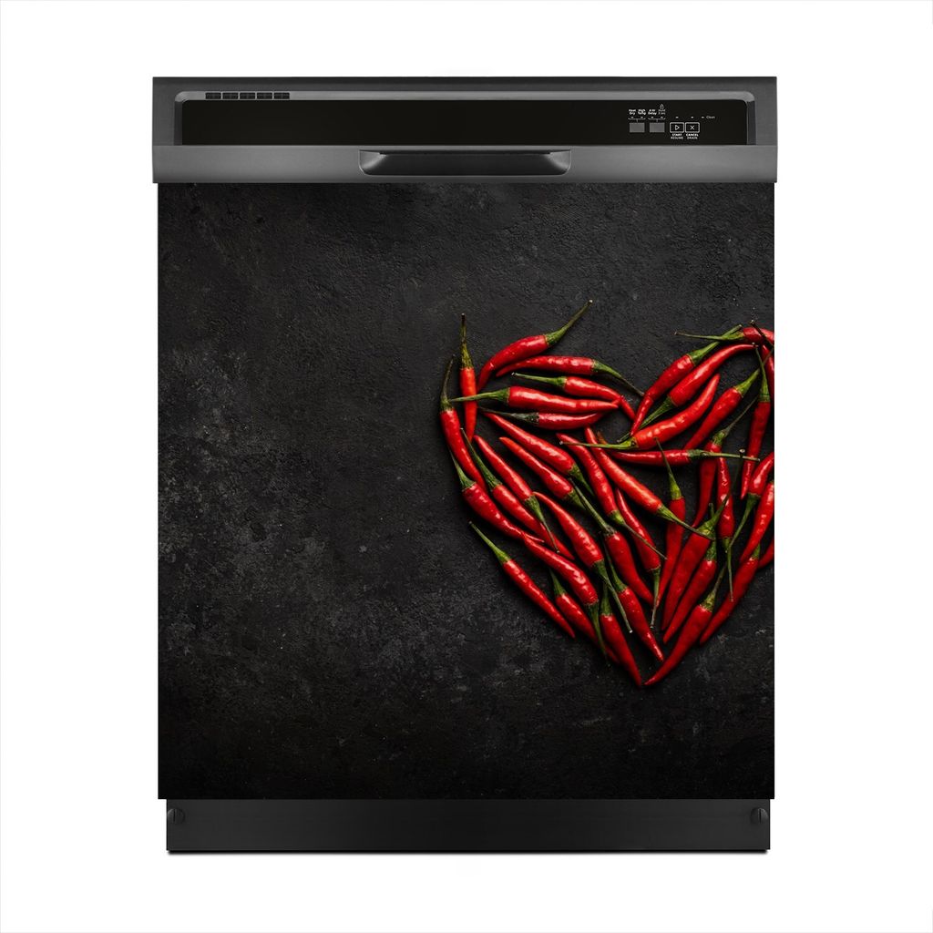 Magnete Dekorative 60x60 cm Küche Magnetmatte Spülmaschine - Paprika Gemüse