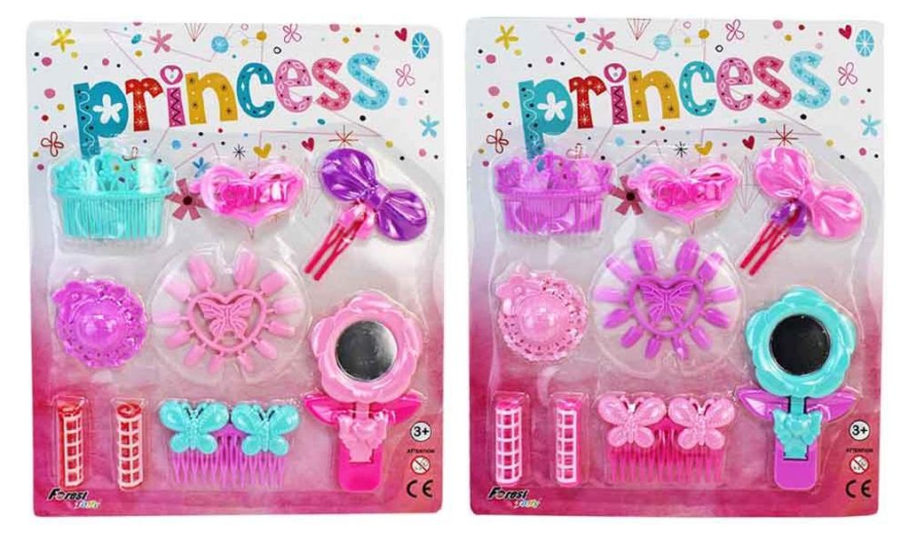 2 Stück Beauty Spielset für Mädchen "Prinzessin"