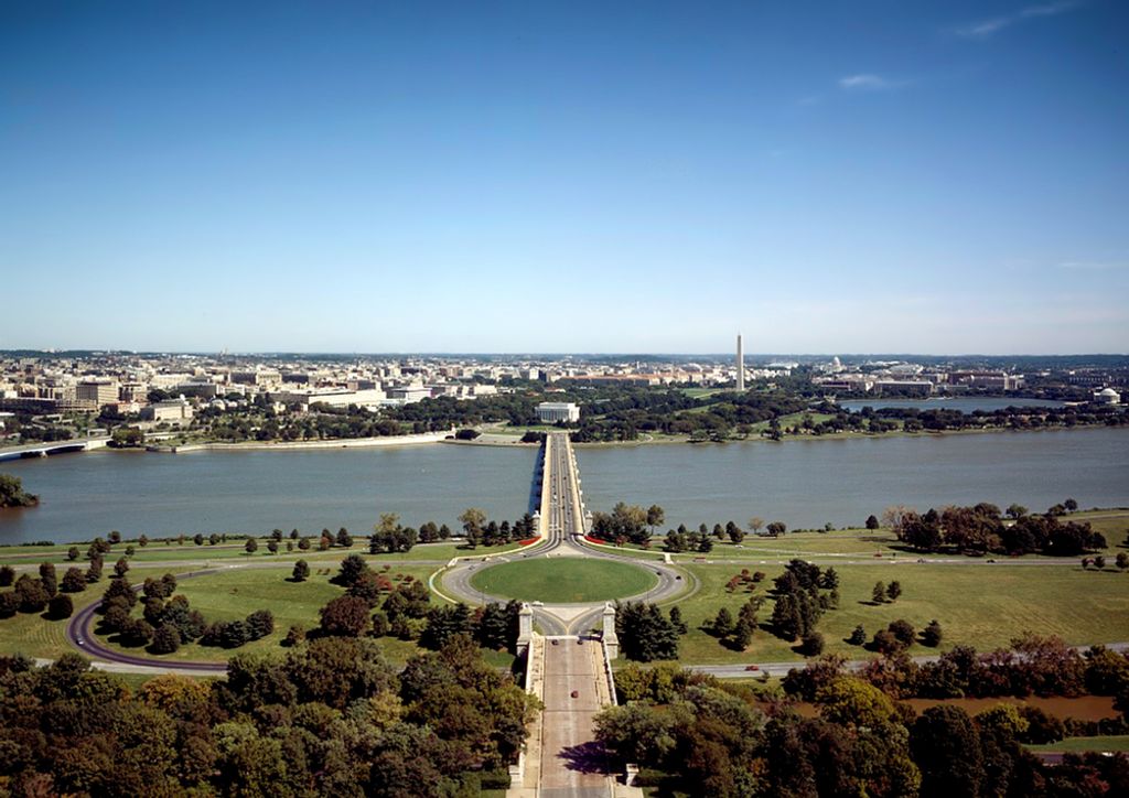 hansepuzzle 82312 - Washington Puzzle, 260 Teile, Orte, 41,0 x 28,0cm mit hochwertiger Aufbewahrung, Kartonbox und wiederverschließbarem Beutel