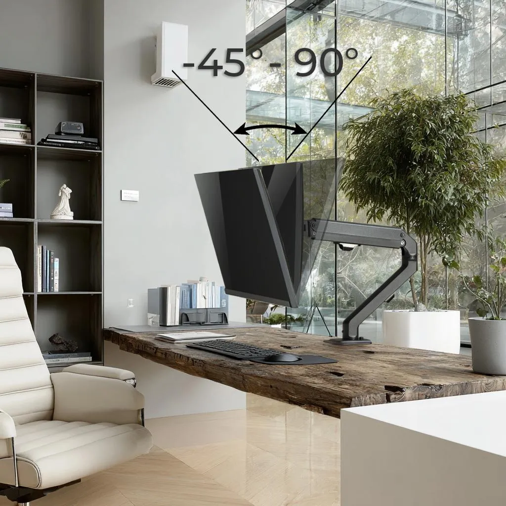 Support de Table pour Écran 27 Pouces - Aménagement Bureau Ergonomique