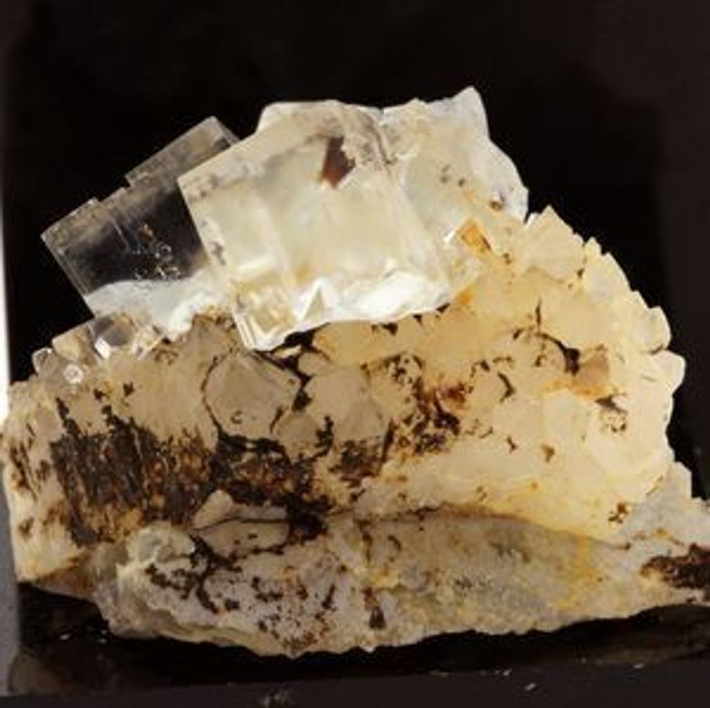 Fluorit + Quarz 62,5 Karat