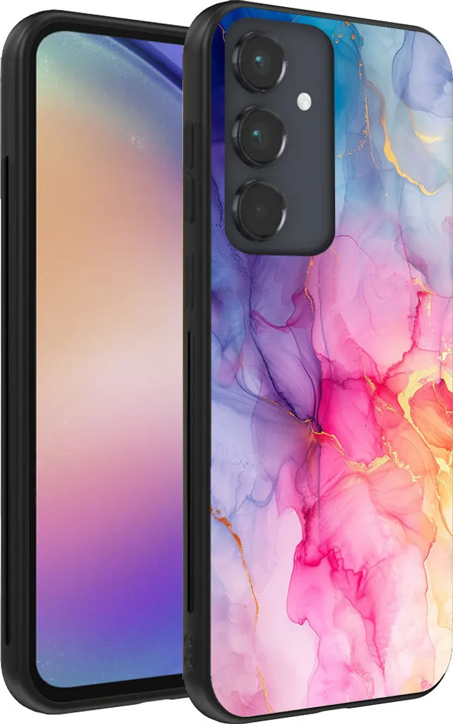 Custodia Samsung Galaxy A54 5G Marmo Arcobaleno | Cover TPU Soft