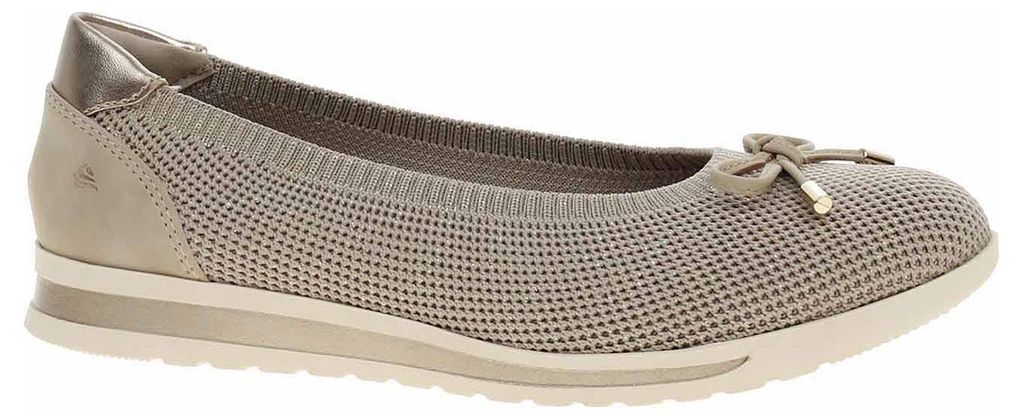 Damen-Ballerinas Jana 8-22170-46 beige-gold 39 Produktbild 