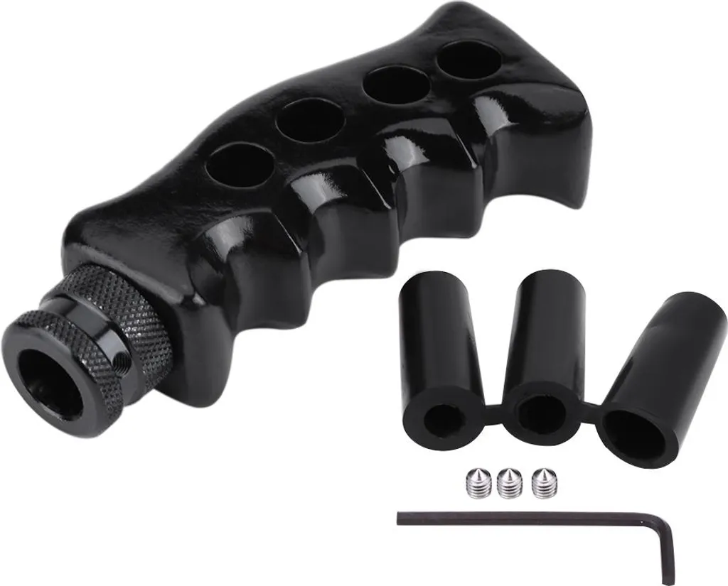 Pomello Cambio Racing Impugnatura Pistola Nero Universale