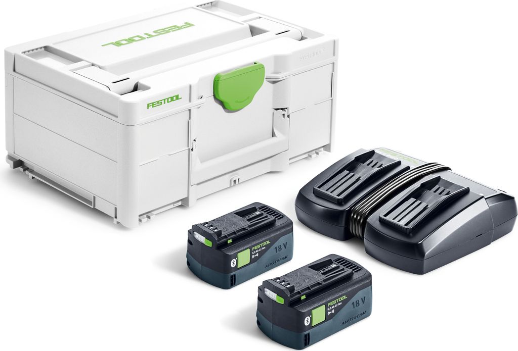Festool Energie-Set SYS 18V 2x5,0/TCL 6 DUO Produktbild 