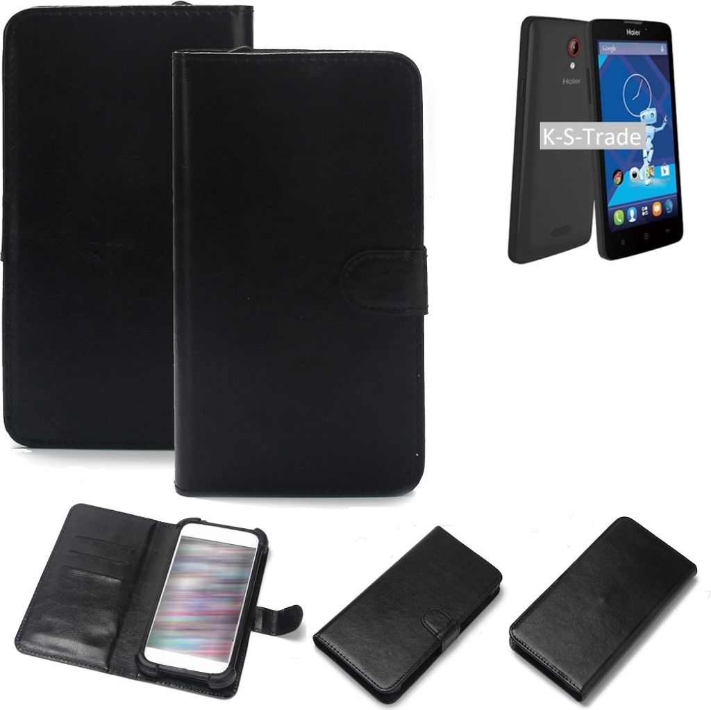 K-S-Trade Handyhülle Schutzhülle kompatibel mit Haier Phone L52 Handy Schutz Hülle Handyhülle Bumper schwarz 1x