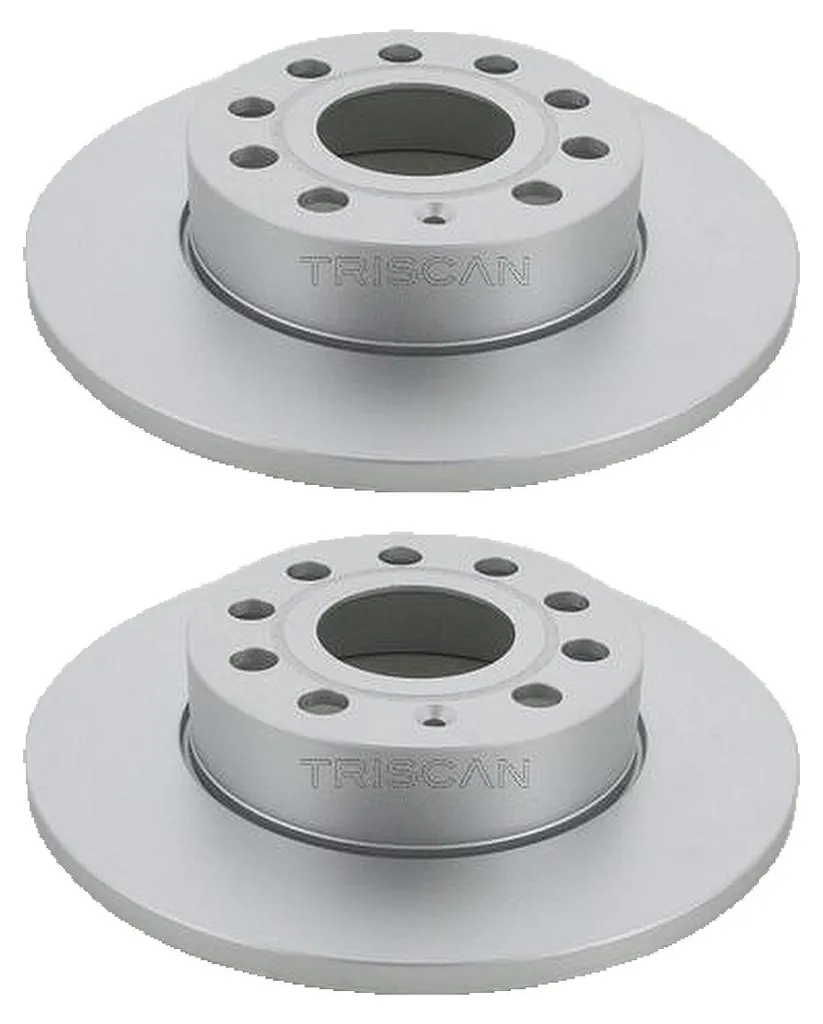 Pack Freinage Sécurité pour VW Golf V 1K1 : 2 Disques TRISCAN 8120 29194C