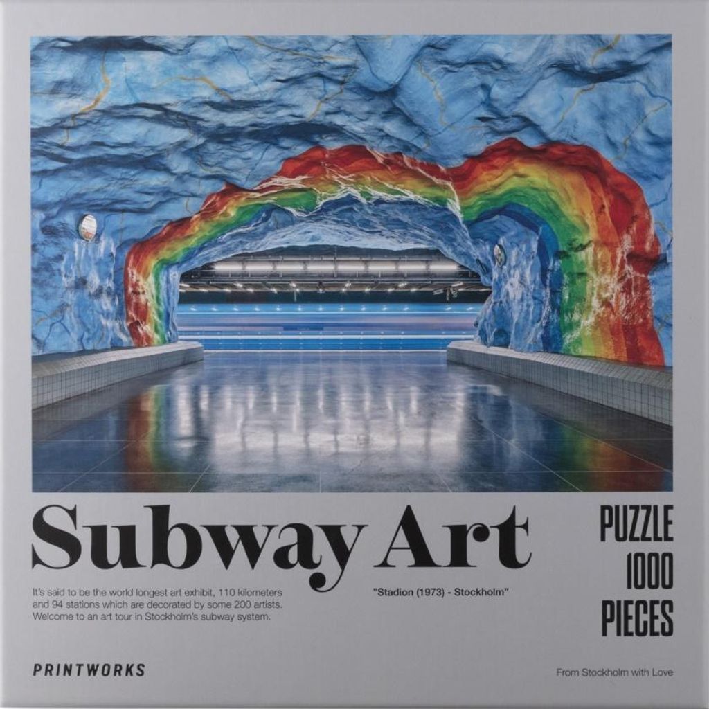 Puzzle 1000 Subway Art - Regenbogen