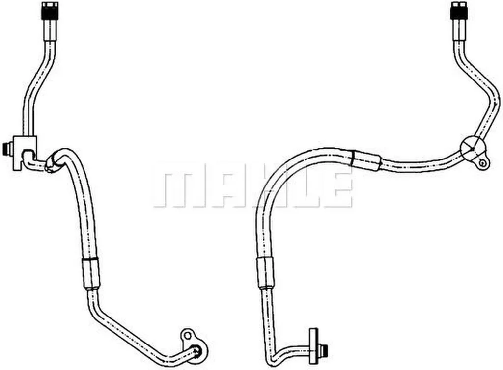 Flexible de climatisation haute pression pour FORD GALAXY II 2.0 - 3