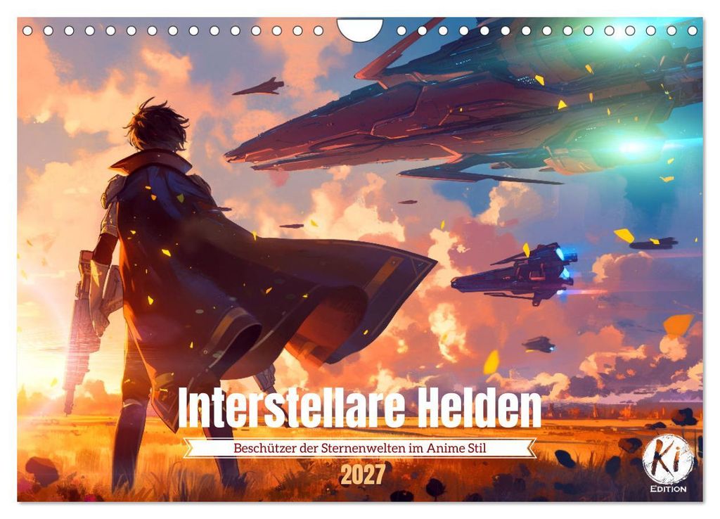 Interstellare Helden (Wandkalender 2027 DIN A4 quer), CALVENDO Monatskalender