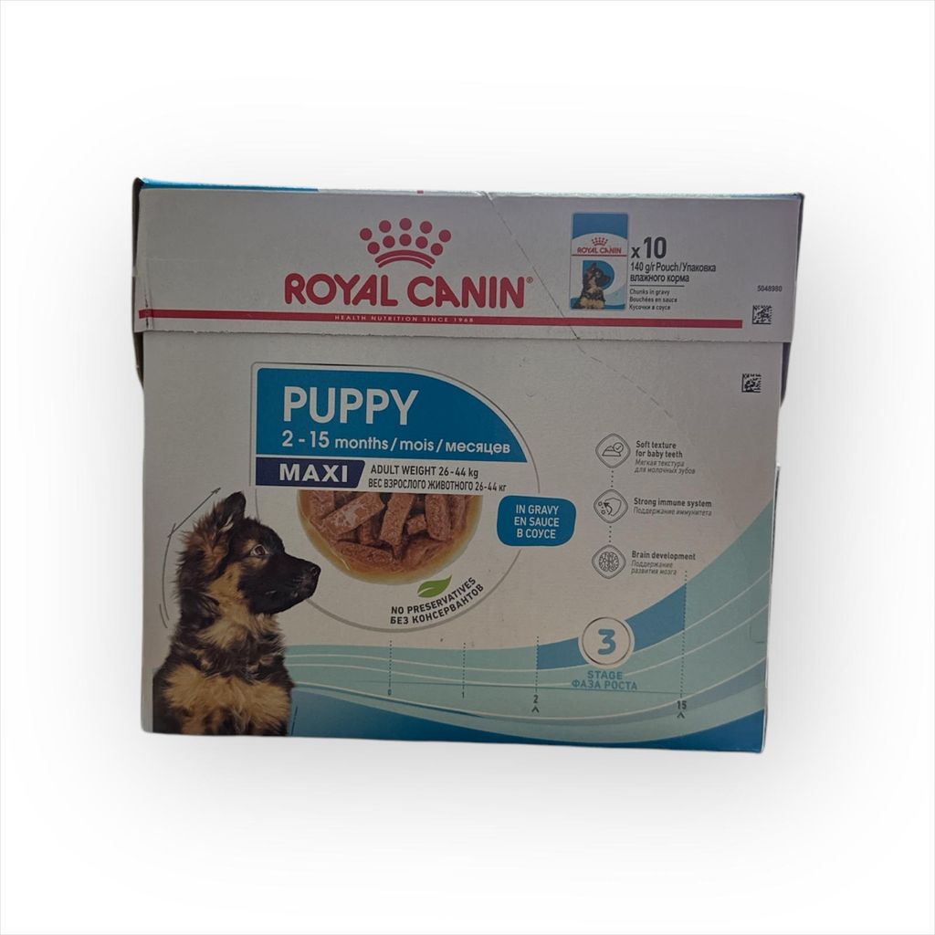ROYAL CANIN SHN Maxi Welpenfutter in Soße 10X140G Produktbild 