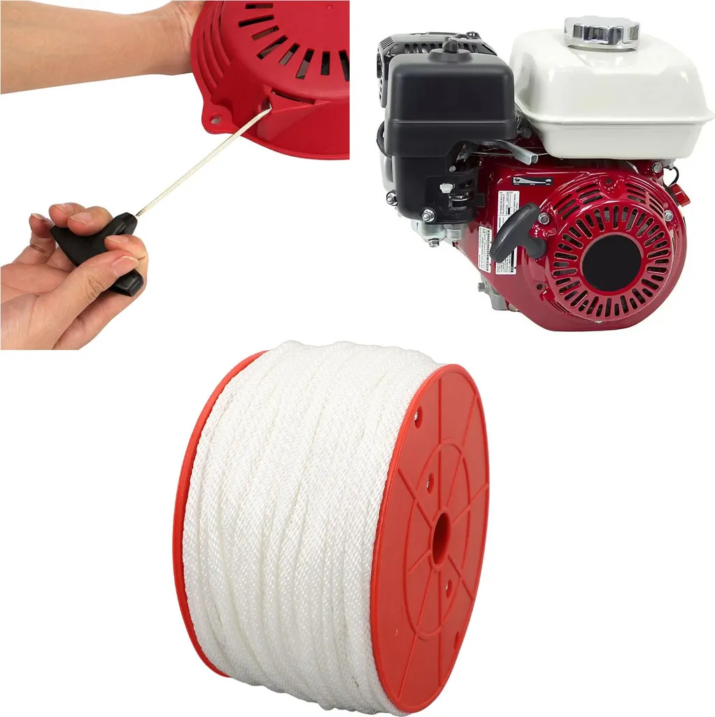 Cordon de démarrage moteur GX390 pour entretien groupe électrogène 4mm